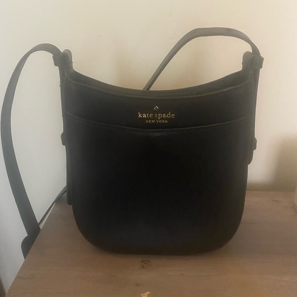 Kate Spade Black Leather Crossbody Bag